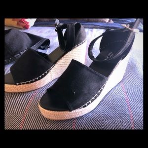Black espadrilles